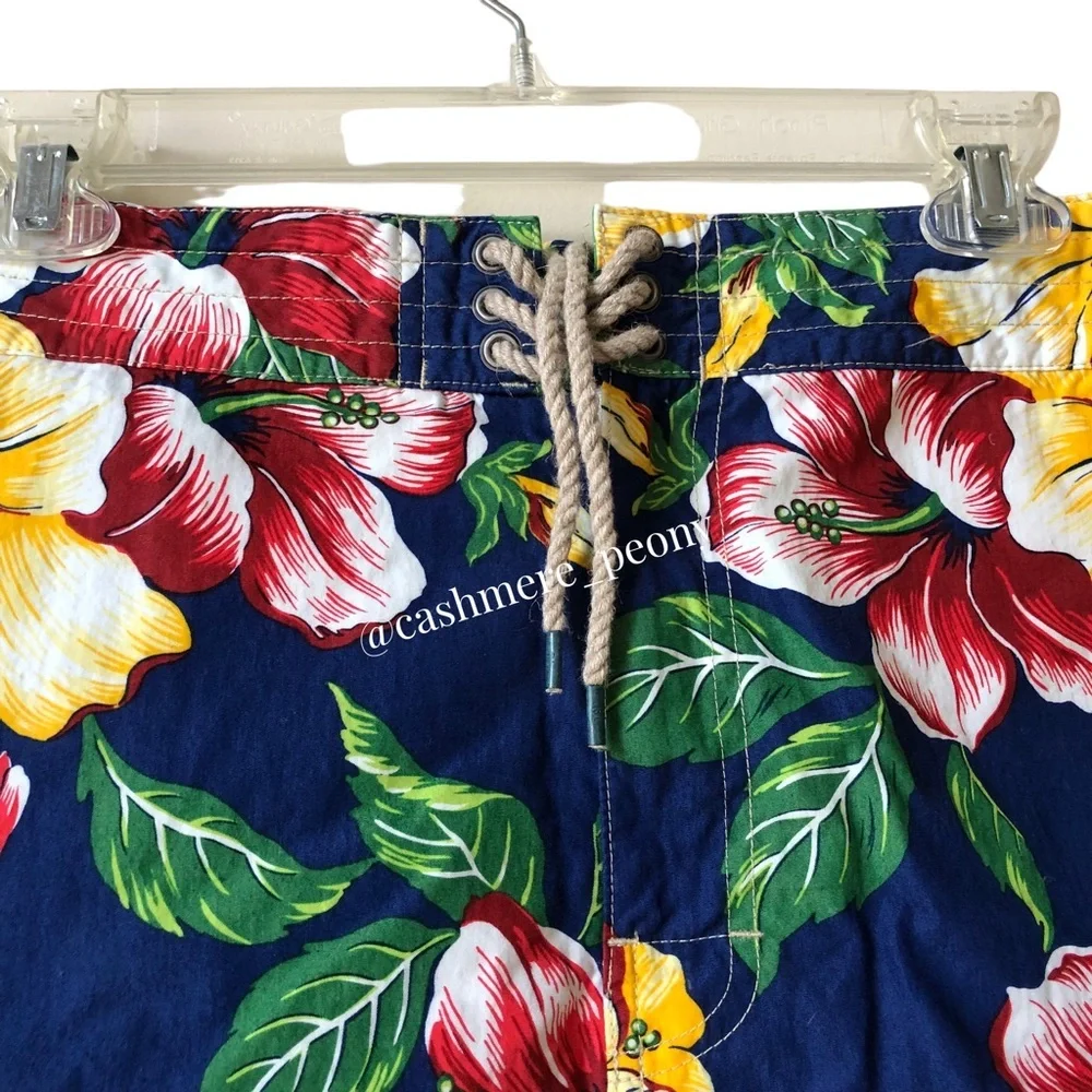 NWT Ralph Lauren Polo Hibiscus Hawaiian Shorts Size 40